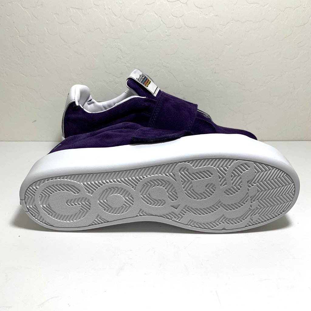 Goats 918 Platform Sneakers Low Top Suede Leather Strap Purple Size 8.5 New — image 5 of 6
